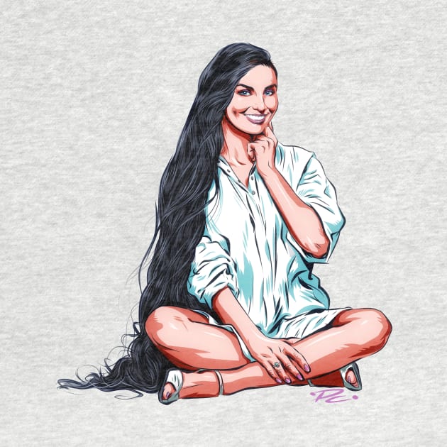 Crystal Gayle - An illustration by Paul Cemmick by PLAYDIGITAL2020